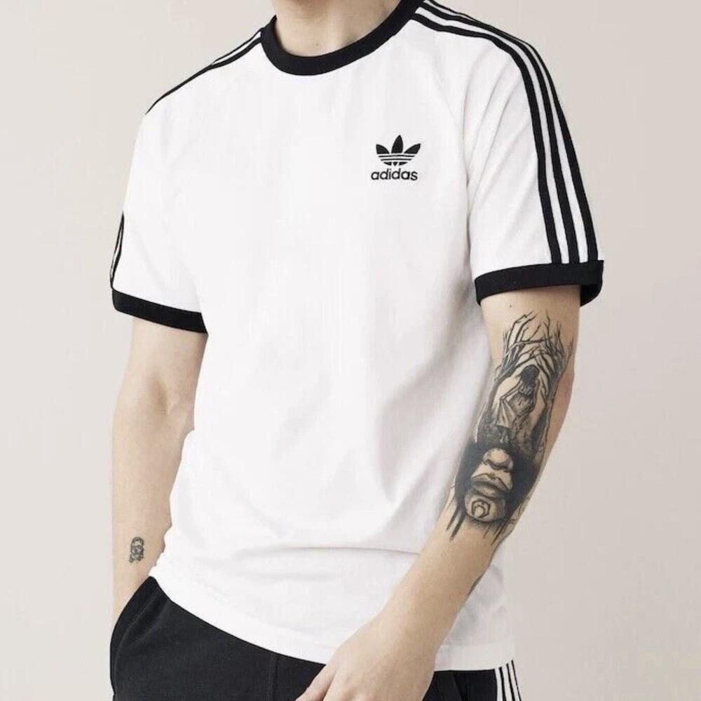 Adidas Originals Mens Size XL California Trefoil T-Shirts 3 Stripes NWT SKU 092
